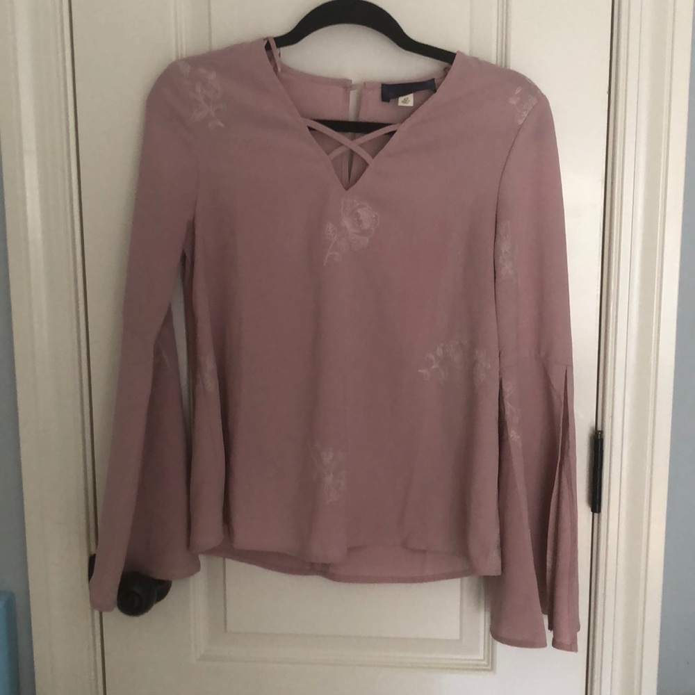 flowy split sleeve blouse
